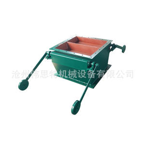 Vanne de décharge pneumatique à commande manuelle pour dépoussiéreur à gravité, à simple ou double couche, avec clapet anti-cendres - Product Image 1