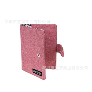 Customized passport <b>holder</b> cover, stylish canvas <b>document</b> <b>holder</b> and card sleeve, multi-functional travel passport <b>holder</b> and - Product Image 2