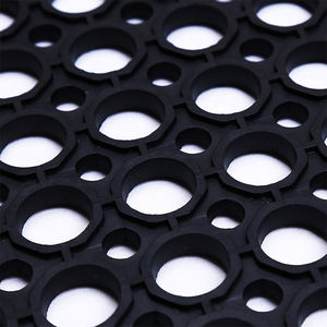 Caucho de enclavamiento antifatiga <span class=keywords><strong>Liveroom</strong></span> anillo O Mat con agujero/de plástico Industrial Piso mojado piso seco/Negro fatiga Mat - Product Image 4