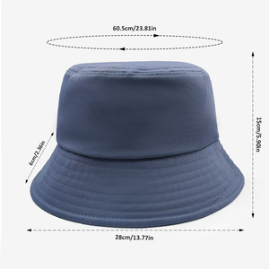 Unisex Solid Color <strong>Bucket</strong> Hat with 3D Embroidery <strong>Custom</strong> Logo All Over <strong>Printing</strong> Pattern OEM Fur Gorras Fisherman Cap Style - Product Image 5