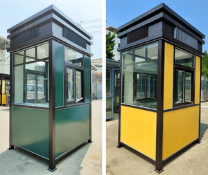 2024 cabina de boletos al aire libre de bajo costo Casa de Guardia caja de centinela <span class=keywords><strong>Shein</strong></span> Metal contenedor de plástico quiosco casa prefabricada para Georgia - Product Image 6