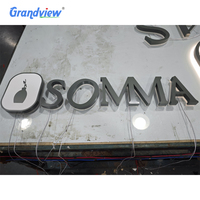 Enseigne lumineuse 3D en lettres acryliques, boîte à lumière, logo de boulangerie, enseigne frontale lumineuse, nom de magasin, enseigne LED personnalisée pour entreprise