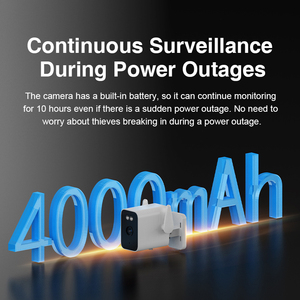 TUYA TS5-Y Full Color Wireless WiFi Outdoor CCTV <strong>Security</strong> <strong>Camera</strong> Smart Built-in 4000mAh Battery <strong>Camera</strong> With AI Human Detection - Product Image 3