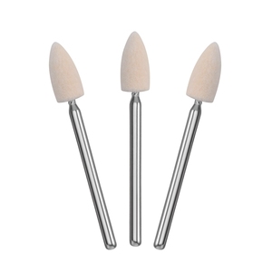 Roue de <span class=keywords><strong>polissage</strong></span> en feutre de laine importée de qualité supérieure, forme cylindrique 16x16mm, pour le <span class=keywords><strong>polissage</strong></span> de <span class=keywords><strong>verre</strong></span>, marbre et pierre dentaire - Product Image 1
