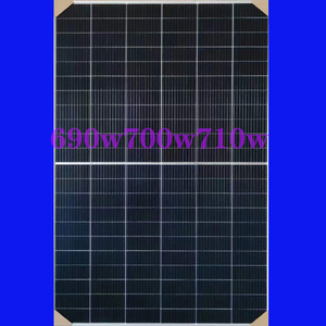 Panneaux solaires monocristallins IBC bifaciaux à double vitrage 690W-700W-710W, efficacité 23%, garantie 25 ans pour l'alimentation électrique - Product Image 2
