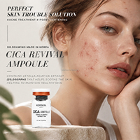 Ampoules Coréennes en Verre pour le Visage, Sérum Booster Hydratant et Réparateur au Collagène et à l'Acide Hyaluronique, Vente en Gros OEM