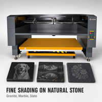 Machine de gravure laser CO2 150W pour pierre, granit, marbre, gravure photo en niveaux de gris 2000x1200mm pour portraits commémoratifs et fresques murales