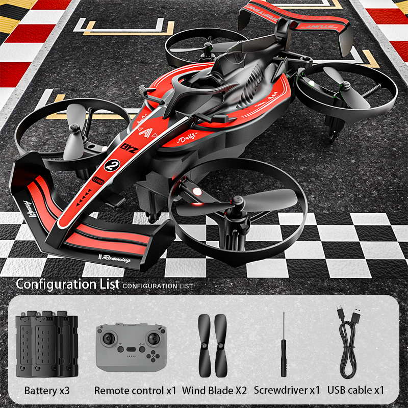 Rojo con 3 baterías