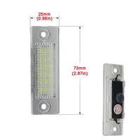 Ampoule de feu de plaque d'immatriculation à LED pour Volkswagen VW Golf 5 Plus Cimousint B5.5 Jetta Touran 2003-2010