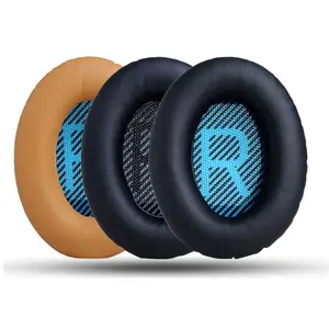 Almohadillas para las orejas para Bose, cascos inalámbricos, Quietcomfort, cómodos, 35, Qc35, Qc25, cancelación de ruido, venta al por mayor