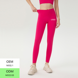 Leggings de sport pour femmes <span class=keywords><strong>Lulu</strong></span>, nouvelle conception, logo personnalisé, nylon élastique, taille haute, ajustés, sans couture, sensation de peau nue, yoga, gym - Product Image 5