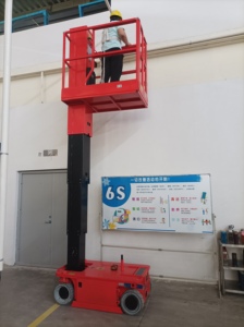 Plataforma de Trabalho Aéreo Telescópica Jiubang 6-10m - Sistema de Elevação de Alta Resistência - Product Image 3