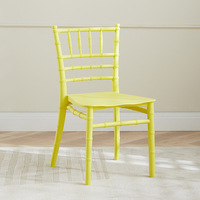 Chaise de banquet d'hôtel pour enfants, chaise à dossier pour élèves de maternelle, chaise de repas en plastique intégrée pour bébé à domicile, chaise de jardin