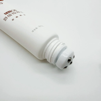 Tube souple de 30 mm avec applicateur vibrant électrique et rouleau en acier inoxydable pour crème visage et contour des yeux, massage SPA
