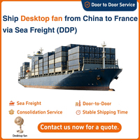 Ventilateurs de bureau : Agent maritime de Chine vers la France, DDP porte-à-porte, transitaire le plus rentable, logistique économique