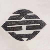 Nouvelle Applique en Strass Faite à la Main pour Veste en Jean Homme