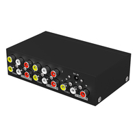 RCA Splitter 1 Giriş 4 Çıkış MT-ViKI AV Splitter 1x4 1 Bilgisayar 4 Monitör + Güç Adaptörü Guangdong Özel Kalıp