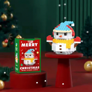 Bloques de Construcción Personalizados de Plástico ABS, Juguete Educativo de 40 Piezas, Modelo de Papá Noel para Armar, Regalos Navideños - Product Image 5