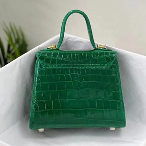 Bolso de cuero de <span class=keywords><strong>cocodrilo</strong></span> de <span class=keywords><strong>Nilo</strong></span> genuino de alta calidad de lujo bolso de cuero cruzado de hombro de <span class=keywords><strong>cocodrilo</strong></span> para mujer - Product Image 5