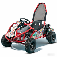 Go Kart Balap Remote Control yang Dapat Disesuaikan, Kecepatan Maksimum 25km/jam, Kapasitas Beban 85kg, Untuk Dewasa & Anak-Anak, Kendaraan Tunggangan di Taman Bermain Luar Ruangan