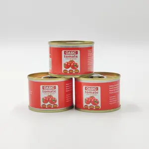 Concentrato di pomodoro in scatola più venduto 70g 140g 198g 210g 400g 800g di salsa di pomodoro 2200g