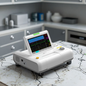 Sistema de Monitoramento Cardíaco <span class=keywords><strong>Fetal</strong></span> Portátil Veterinário com Doppler, Plástico Durável, Metal e Alimentação Elétrica – Máquina CTG - Product Image 1
