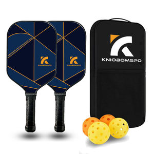 Fábrica al por mayor de diseño Popular de interior y al aire libre suave USAPA de fibra de vidrio de Pickleball Paddle conjunto de 2 - Product Image 1