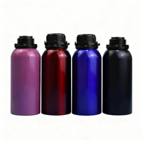 Bouteille en aluminium noir dépoli/mat de 100 ml avec bouchon inviolable et bouchon intérieur pour huiles essentielles – Approvisionnement direct usine, excellent prix, délai de livraison rapide