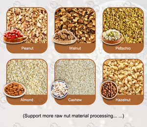 Gelgoog 100Kg H Đậu Phộng Rang Xay Máy Gas Sưởi Ấm Hạt Hướng Dương Hương Vị Liên Tục Công Nghiệp Đậu Phộng Rang Xay Máy Điện - Product Image 2