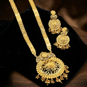 Wholesale 14K 18K 24K Micro Gold Filled Fashion Jewelry Set, Floral Design <b>Long</b> <b>Necklaces</b>, Micro Gold Forming <b>Long</b> Jewelry Set. - Product Image 2