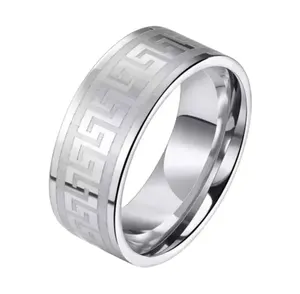 Bague de mariage superman en acier inoxydable pour femme et homme, anneau, bijoux, nouvelle mode,