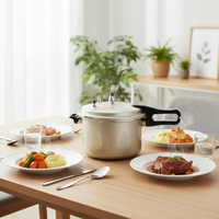 Cuisinière à pression et cuiseur à riz en aluminium de style brésilien pour la maison, compatible induction, écologique
