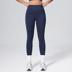 Leggings de sport pour femmes Gym 2026, matière douce comme du beurre, taille haute, avec poches, contrôle du ventre, collants de yoga, séchage rapide, leggings <span class=keywords><strong>sexy</strong></span> - Product Image 5