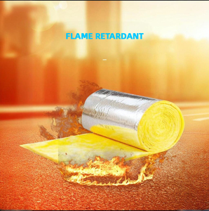 ЕС сертифицированная Стекловолоконная войлочная алюминиевая фольга огнестойкая изоляция Строительная стальная конструкция крыши стены изоляционный материал - Product Image 3