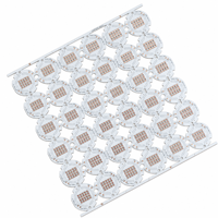 Base en aluminium pour LED, PCB MCPCB, substrat rond en aluminium 1,2 mm, traitement de surface OSP en cuivre 25 µm