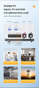 Xách tay techfine đôi công suất đỉnh cao lai biến tần 30Kw 30000W 18kw 48V duy nhất Ba 3 giai đoạn điện áp thấp pin để sử dụng nhà - Product Image 4