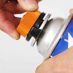 อะแดปเตอร์กระป๋องแก๊สน้ำหนักเบาพิเศษ หัวเตาแบบกลม อุปกรณ์เสริมเตาแคมป์ปิ้งกลางแจ้งแบบพกพา - Product Image 1