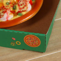 Boîte à pizza en carton ondulé personnalisée, imprimée sur mesure, 8, 10, 12, 16 pouces, réutilisable, emballage personnalisé, boîte à pizza pas chère