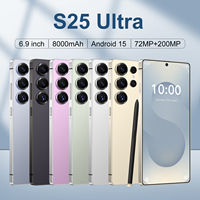 Smartphone S25 Ultra 7,3 pouces 48MP & 108MP 5G, batterie de 8800 mAh, écran HD, résolution d'écran HD, connectivité 3G/4G - Version mondiale