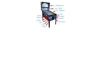 1100เกมพินบอลเครื่องจำลอง3D เกมมีความสุขคลาสสิคพินบอลอิเล็กทรอนิกส์ - Product Image 2
