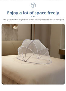 Moustiquaire de lit bébé de qualité commerciale pour commandes en gros, en polyester robuste, pour centres de maternité et crèches - Product Image 4