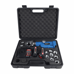 SME-300 Battery-Powered Hydraulic Crimping <b>Tool</b> - Straight Handle Cable Crimper SME-300 Battery Powered Cable Crimping - Product Image 6
