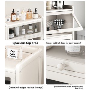 Rak Penyimpanan Cangkir Peralatan Makan Tiga Lapis Tahan Debu Rak <span class=keywords><strong>Display</strong></span> Mug Kopi Meja Dapur Rak Tempat Cangkir Teh Meja Dapur - Product Image 3