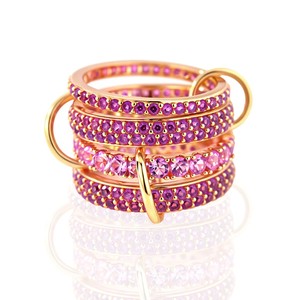 Anello Geometrico Forever <span class=keywords><strong>Star</strong></span> per Donna con Micro-Incastonatura di Zirconi, Gioiello Raffinato in <span class=keywords><strong>Argento</strong></span> Sterling 925 Placcato Oro per Matrimonio - Product Image 2