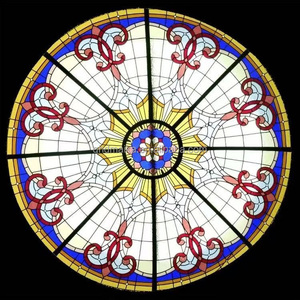 Vitral Decorativo Personalizado con Patrón Vibrante y Dinámico, Resistente a la Intemperie, para Ventanas de Techo, Puertas, Hogares, Dormitorios, Iglesias y Uso Médico - Product Image 3