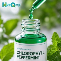 Gouttes de Chlorophylle Saveur Menthe Poivrée Hydratant Intestinal et Cutané Concentré Alcalin Améliorateur d'Eau Complément Herbal OEM