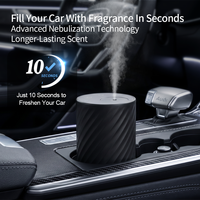 Diffuseur d'arômes rechargeable 20 ml, diffuseur d'huiles essentielles pour voiture