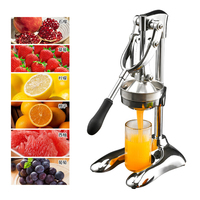 Topverkoper Keukenaccessoires Food Fruit Extractor Citrus Sinaasappelpers Roestvrijstalen Multifunctionele Handmatige Juicer Machine