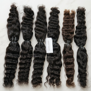 ผมมนุษย์แท้ทรงหลวมและผมต่อในสไตล์ธรรมชาติแนวอินเดียนผม100% - Product Image 6