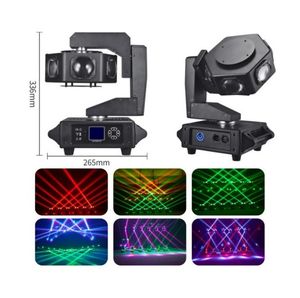 Projecteur Stroboscopique LED RGBW 6*40W en Gros, IP20, Double Angle de Faisceau, Tête Mobile Magnétique Unique pour DJ, Scène, Bar, Fête, Danse - Product Image 2